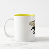 Tasse 2 Couleurs Vintage Bumble Bee (Gauche)