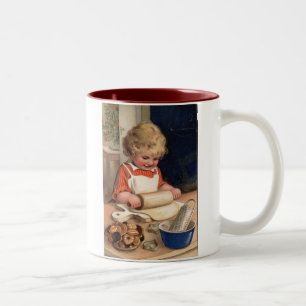 Tasse 2 Couleurs Vintage Christmas - Les biscuits de cuisine pour f