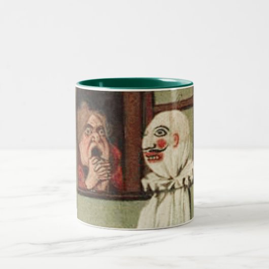 Tasse 2 Couleurs Vintage Halloween (Centre)