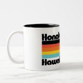 Tasse 2 Couleurs Vintage Honolulu Hawaii (Gauche)