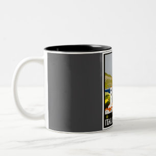 Tasse 2 Couleurs Vintage voyage des lacs italiens
