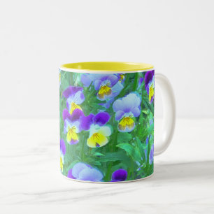 TASSE 2 COULEURS VIOLAS (PHOTOGRAPHIE FLORALE)