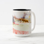 Tasse 2 Couleurs Violence au repos (Devant droit)