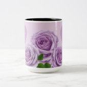 Tasse 2 Couleurs Violet Novalis Roses pour maman (Centre)