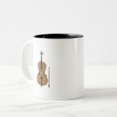 Tasse 2 Couleurs Violon (Devant gauche)