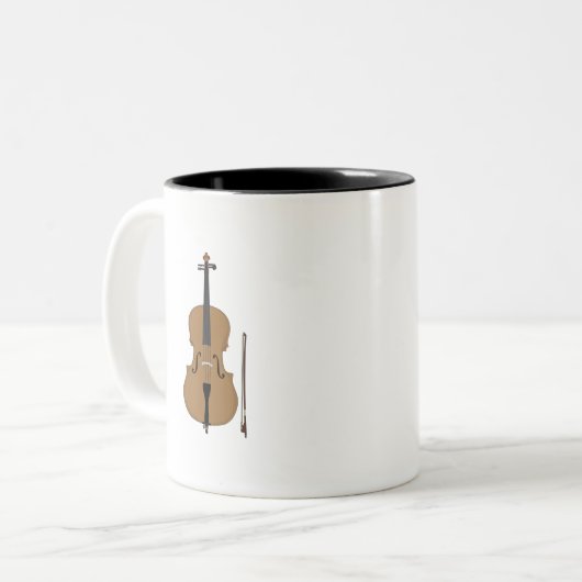 Tasse 2 Couleurs Violon (Devant gauche)