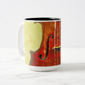 TASSE 2 COULEURS VIOLON (Devant gauche)