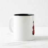 Tasse 2 Couleurs Violon coloré (Devant gauche)