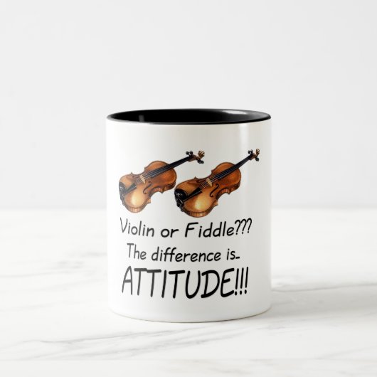 Tasse 2 Couleurs Violon ou violon ? ? ? (Centre)