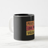 Tasse 2 Couleurs Violon Violoniste Fiddle (Devant gauche)