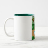 Tasse 2 Couleurs Violoncelle heureux (Gauche)