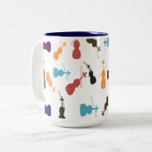 Tasse 2 Couleurs Violoncelles (Devant gauche)