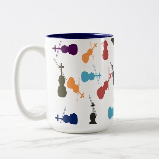 Tasse 2 Couleurs Violoncelles (Gauche)