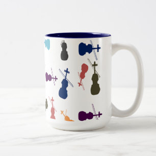 Tasse 2 Couleurs Violoncelles