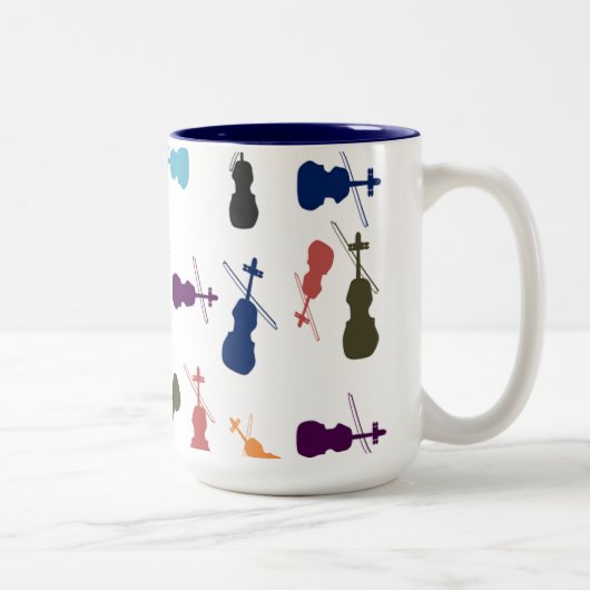 Tasse 2 Couleurs Violoncelles (Droit)