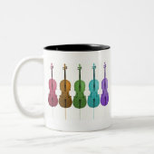 Tasse 2 Couleurs Violoncelles et couleur (Gauche)