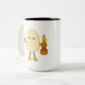 Tasse 2 Couleurs Violoniste d'Egghead (Devant gauche)
