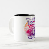 Tasse 2 Couleurs Virginia Beach (Devant gauche)