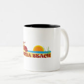Tasse 2 Couleurs Virginia Beach. (Devant droit)