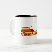 Tasse 2 Couleurs Virginia Beach. (Devant gauche)