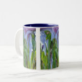Tasse 2 Couleurs Virginia Bluebells Abstrait (Devant gauche)