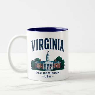 Tasse 2 Couleurs Virginia Historic Scenic Journey