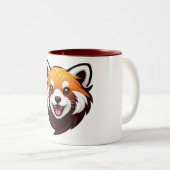 Tasse 2 Couleurs Visage d'animal adorable (Devant droit)