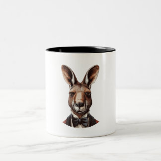 Tasse 2 Couleurs Visage de kangourou