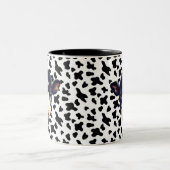 Tasse 2 Couleurs Visage de vache noir et blanc (Centre)