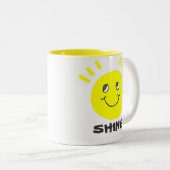 Tasse 2 Couleurs Visage d'éclat (Devant droit)