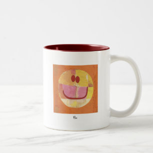 Tasse 2 Couleurs visage heureux de paul klee