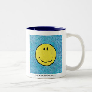 Tasse 2 Couleurs visage heureux de van gogh