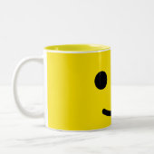 Tasse 2 Couleurs Visage Jaune (Gauche)