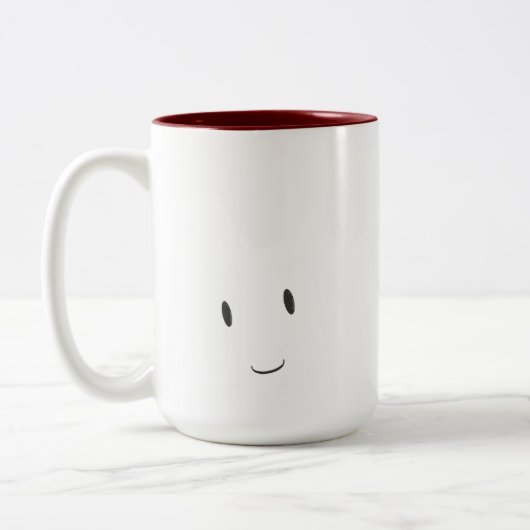 Tasse 2 Couleurs Visage souriant (Gauche)