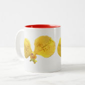 Tasse 2 Couleurs Visage souriant (Devant gauche)