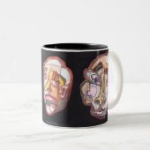 Tasse 2 Couleurs Visages (Devant droit)