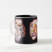 Tasse 2 Couleurs Visages (Devant gauche)