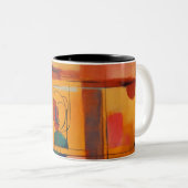 Tasse 2 Couleurs "Visages Abstraits Rothko Mug" (Devant droit)