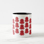 Tasse 2 Couleurs Visages de saucisses mignonnes (Centre)