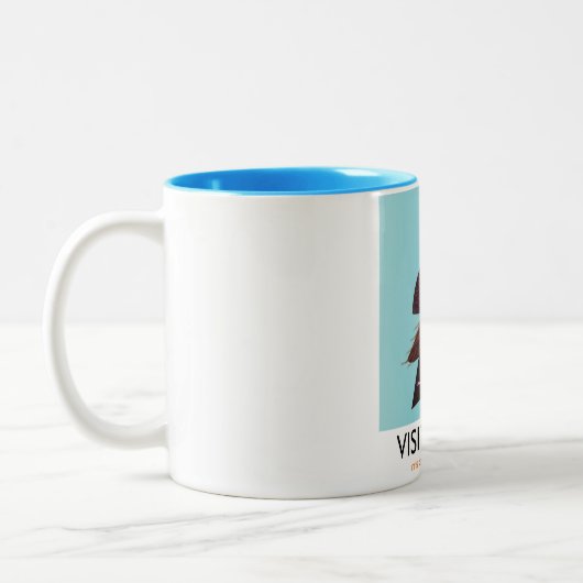 Tasse 2 Couleurs Visitez le zoo (Gauche)