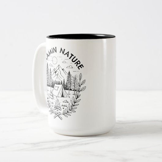 Tasse 2 Couleurs Vitamine Nature (Devant gauche)