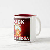 Tasse 2 Couleurs Vite, obtenez le BICARBONATE DE SOUDE ! (Devant droit)