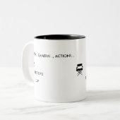TASSE 2 COULEURS VITESSE !. , APPAREIL-PHOTO ! … ACTON !. (Devant gauche)