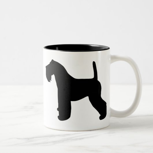 Tasse 2 Couleurs Vitesse de Terrier de bleu de Kerry (Droit)