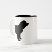 Tasse 2 Couleurs Vitesse d'épagneul de Boykin (Devant gauche)