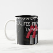 Tasse 2 Couleurs Vitrine d'exposition et vin (Gauche)