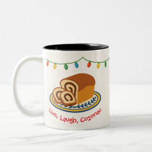 Tasse 2 Couleurs Vive Rire Cozonac Vacances Roumain