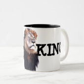 Tasse 2 Couleurs Vivent longtemps le roi ! (Devant droit)