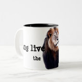 Tasse 2 Couleurs Vivent longtemps le roi ! (Devant gauche)