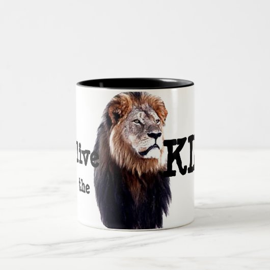 Tasse 2 Couleurs Vivent longtemps le roi ! (Centre)